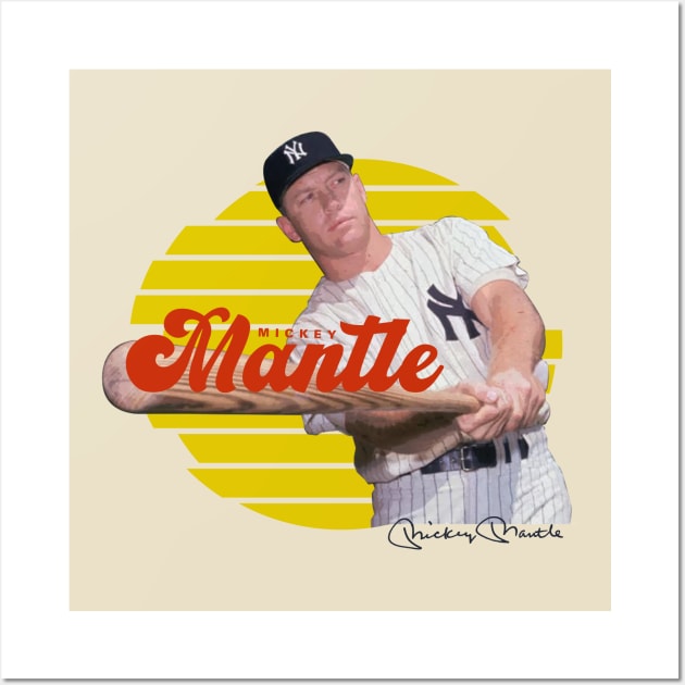 Mickey Mantle Wall Art by Juantamad